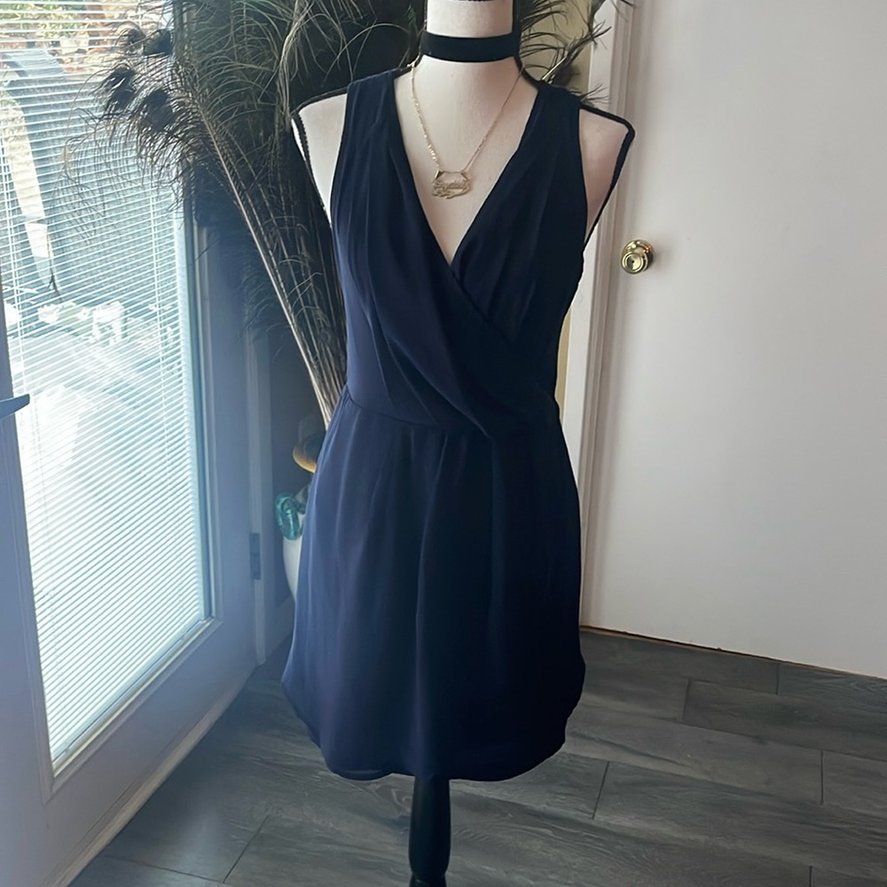 Navy blue dress